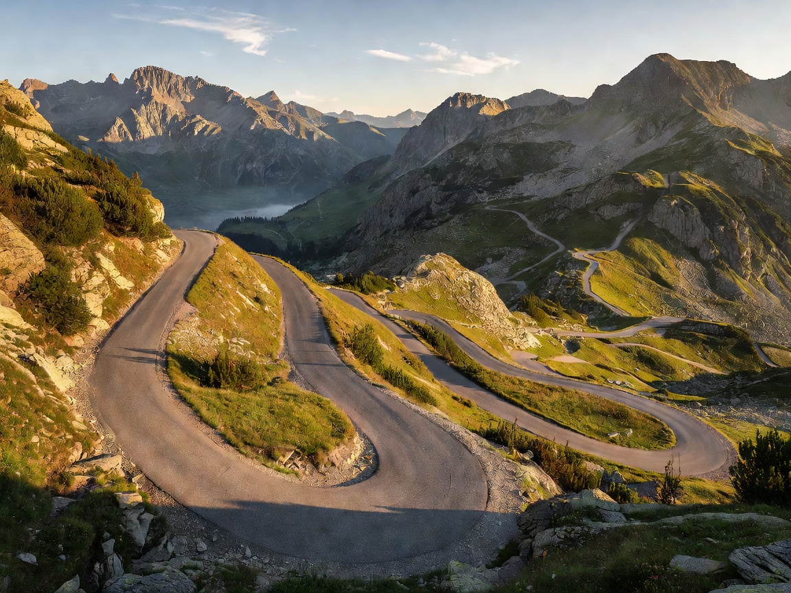 Route des Grandes Alpes French mountain pass road